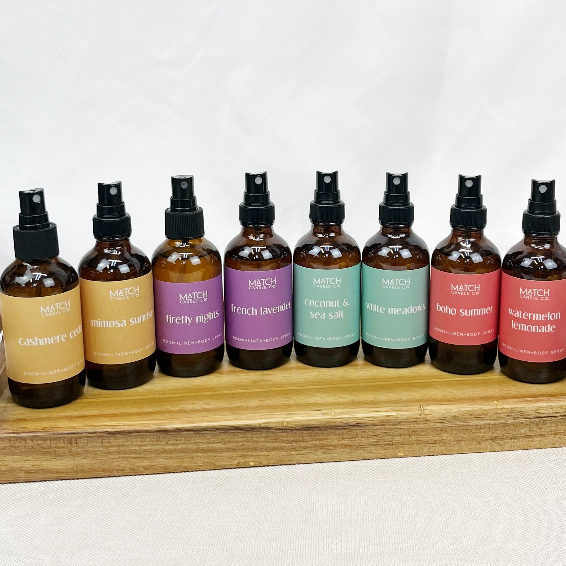 Room/Body/Linen Spray Spring + Summer 2024 Match Candle Co.