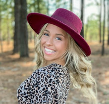 Load image into Gallery viewer, Wide Ribbon Band Vegan Fabric C.C Panama HAT WF9