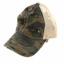 Load image into Gallery viewer, Camouflage Mesh Back Classic Ball Cap BA914
