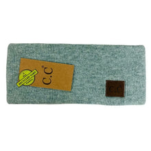 Load image into Gallery viewer, Soft Ribbed Leather Patch Headband
