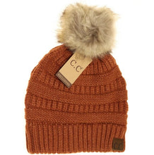 Load image into Gallery viewer, Mixed Soft Yarn Pom Beanie
