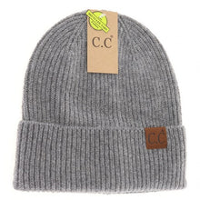 Load image into Gallery viewer, Unisex Soft Ribbed Cuff Beanie

