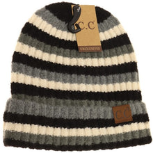 Load image into Gallery viewer, Striped Beanie HAT7013
