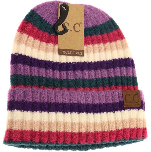 Striped Beanie HAT7013