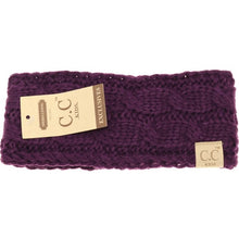Load image into Gallery viewer, Youth Solid Cable Knit Headband
